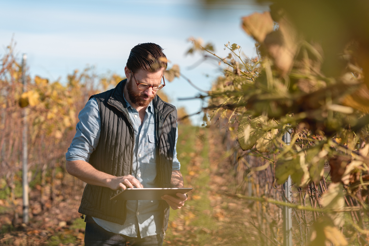 farmer in field